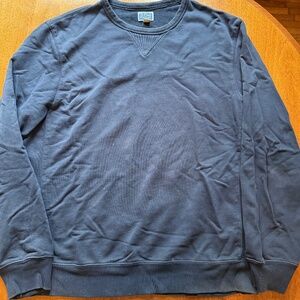 J. Crew Men’s Crewneck Sweatshirt Large Navy Blue